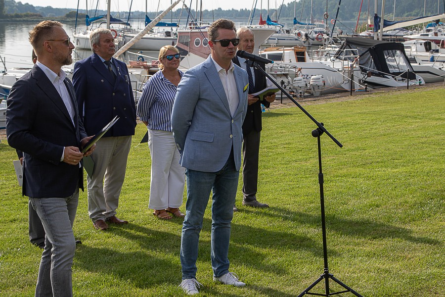 Żeglarze spotkani na Zalewie Koronowskim