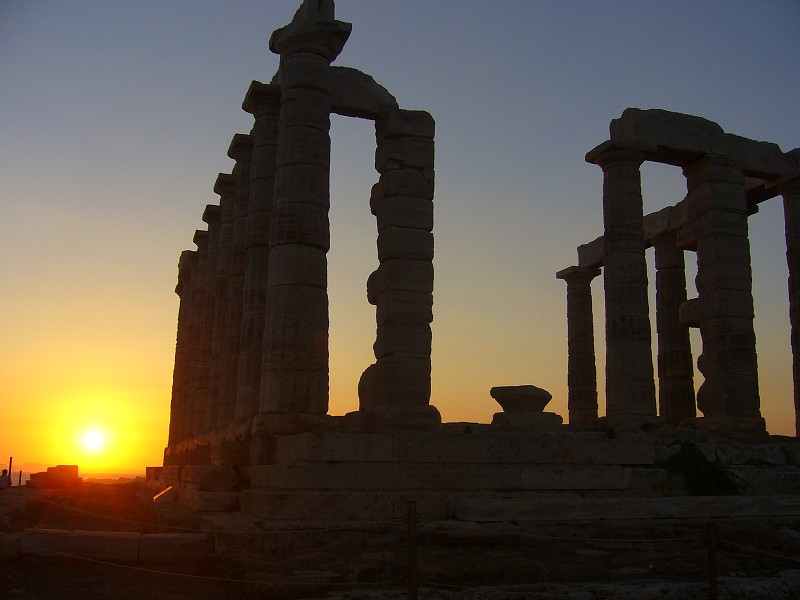 Świątynia Poseidona - przylądek Sounio 