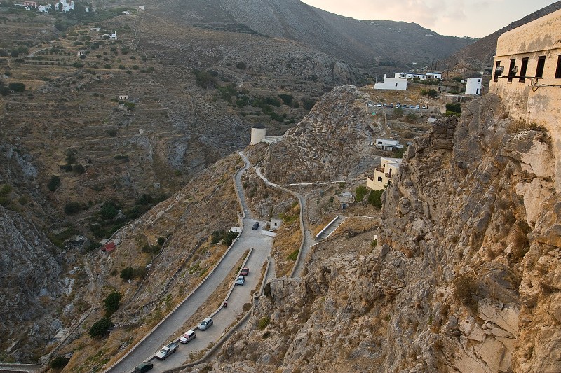 Interior wyspy Siros 